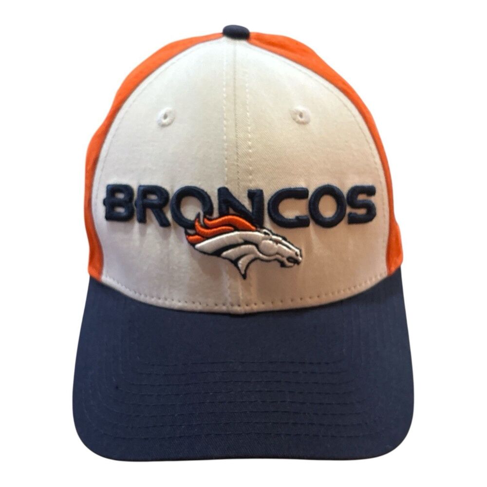 New Era 9FORTY Denver Broncos NFL Adjustable Hat Orange/Navy/White Baseball Cap